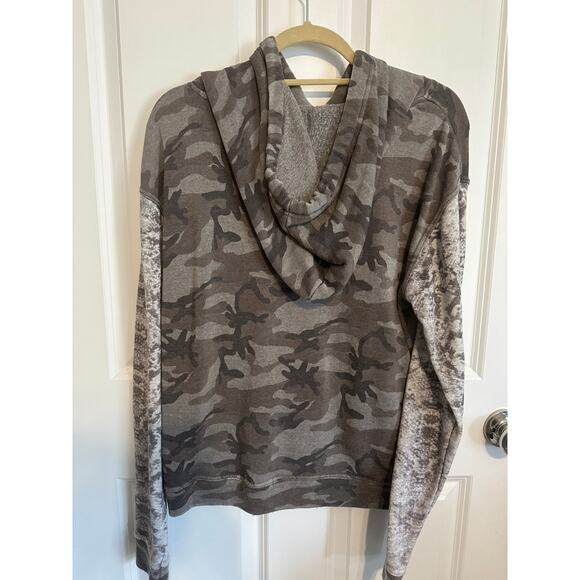 Vintage Havana Camouflage Python Hoodie Sweatshirt Large - Picture 2 of 2